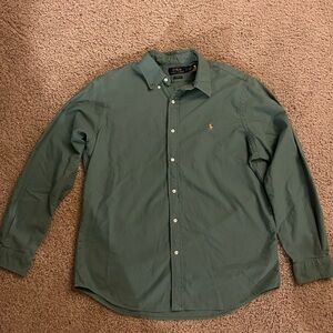 Polo Ralph Lauren Men’s Green Button-Down Shirt